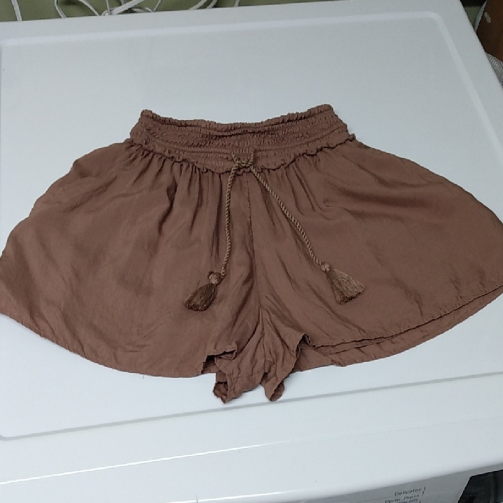 Women's Brown Casual Shorts